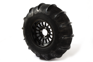 Custom Buffed Paddle Tires and Wheel Set (RZR)