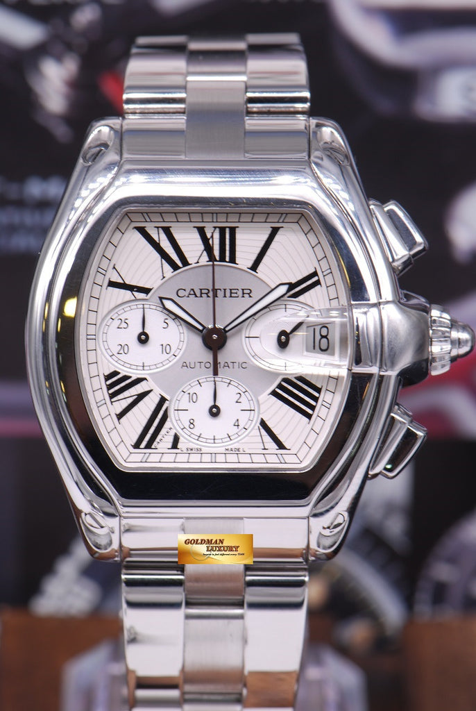 cartier roadster chronograph automatic ref 2618