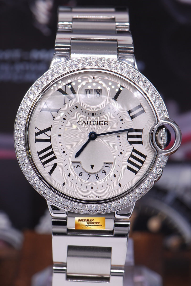 CARTIER BALLON BLEU GMT BIG DATE CUSTOM 