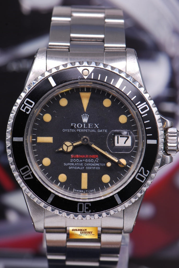 rolex red submariner meters first