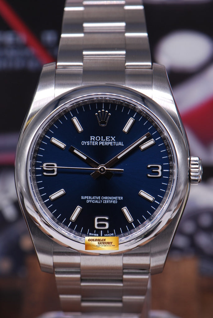 oyster perpetual 36mm blue