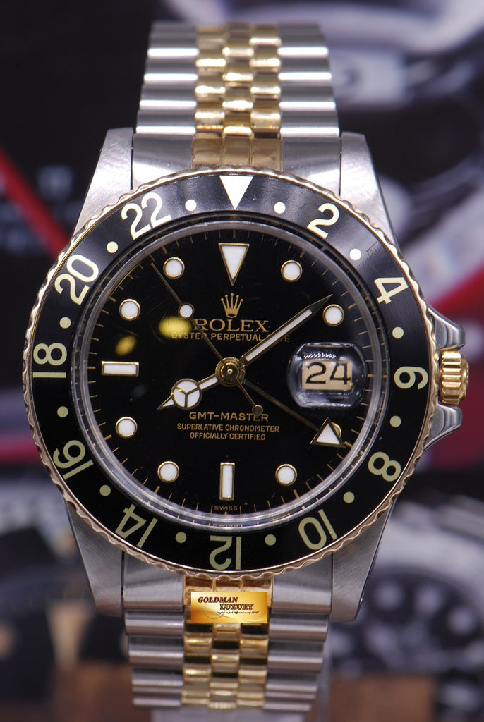 rolex gmt master half gold