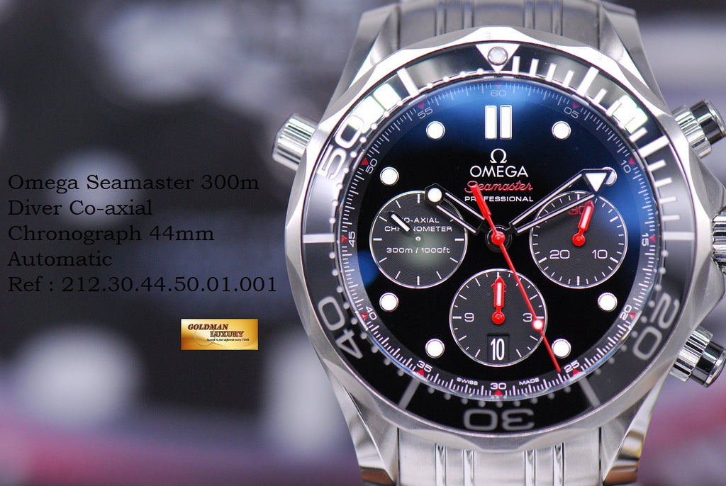 SOLD OMEGA SEAMASTER 300m DIVER 44mm CO-AXIAL ...