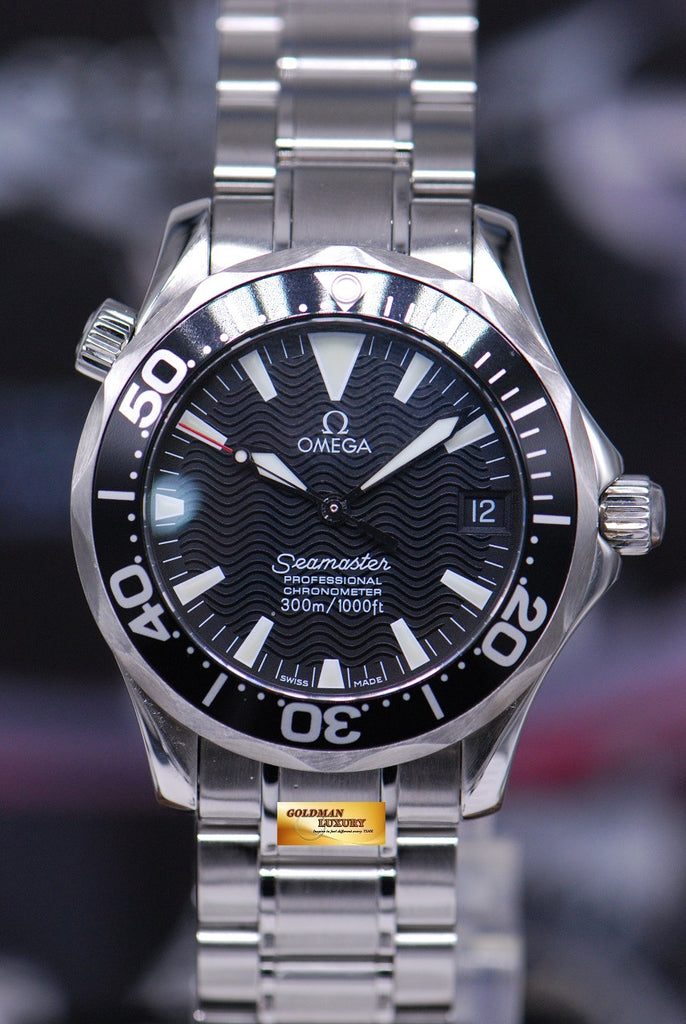 SOLD OMEGA SEAMASTER DIVER 36mm AUTOMATIC BLACK (MINT ...