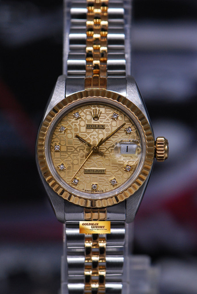 datejust half gold