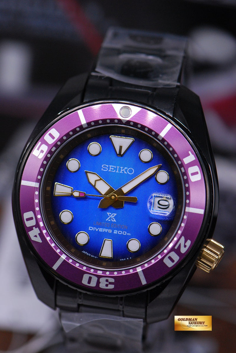 SOLD] SEIKO PROSPEX ZIMBE LIMITED EDITION PURPLE AUTOMATIC SPB055J (N –  Goldman Luxury