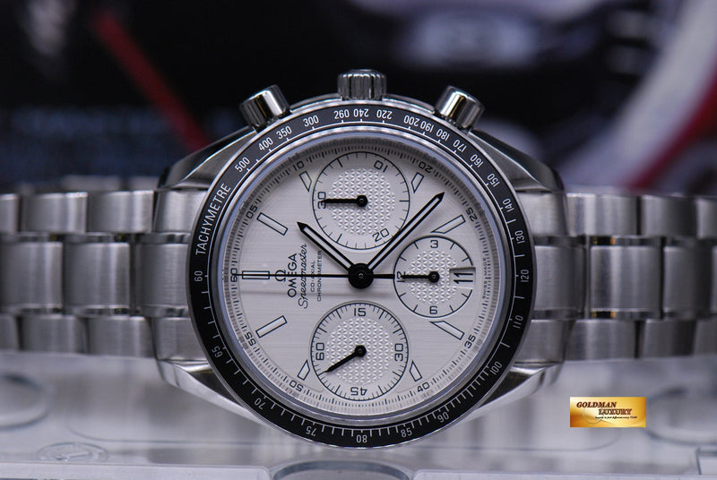 SOLD OMEGA SPEEDMASTER RACING CHRONOGRAPH 40mm WHITE ...