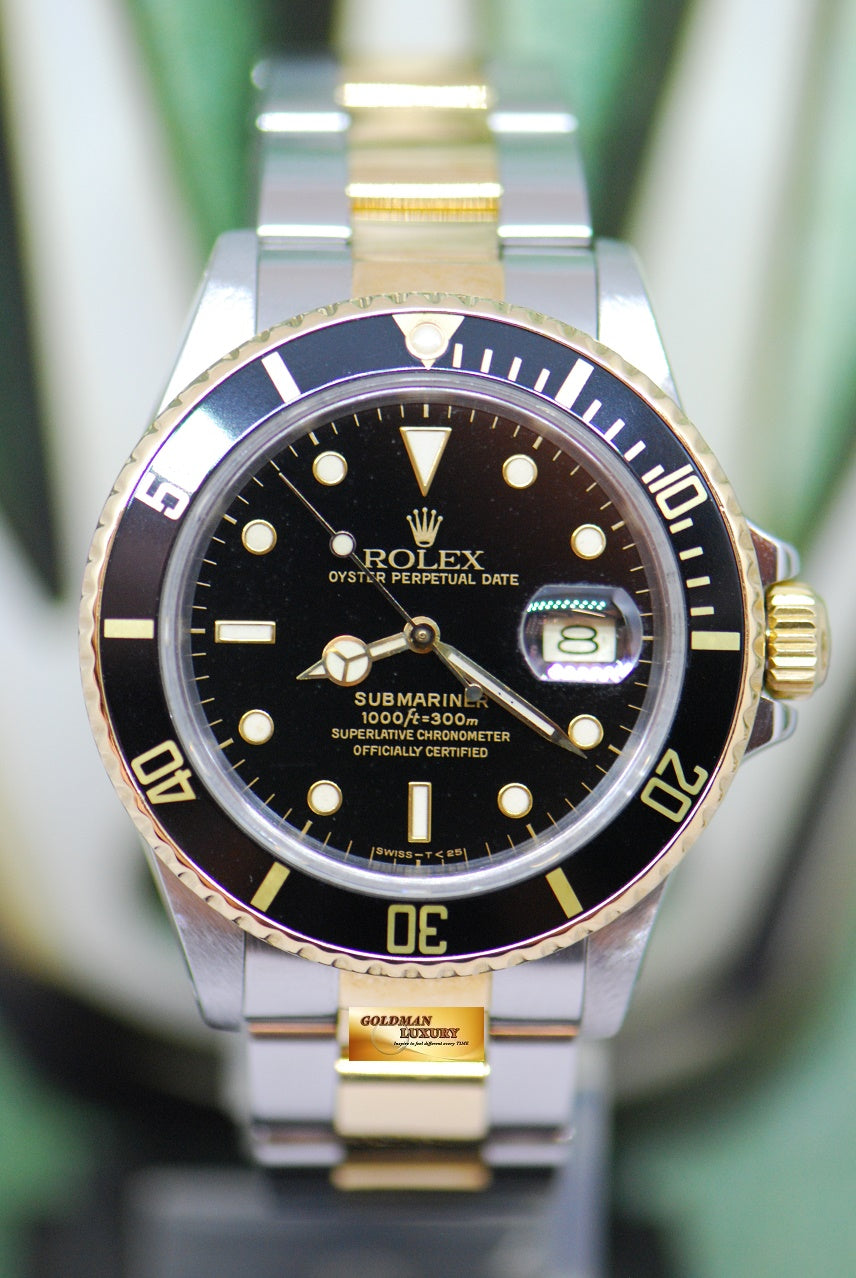 rolex sub half gold