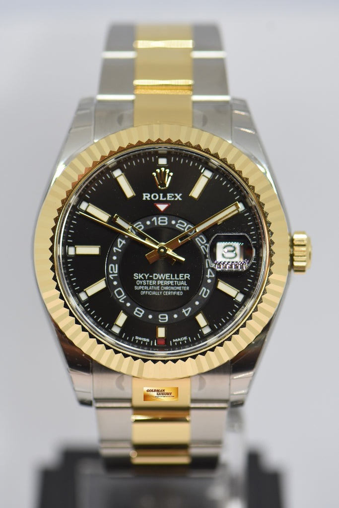 sky dweller half gold