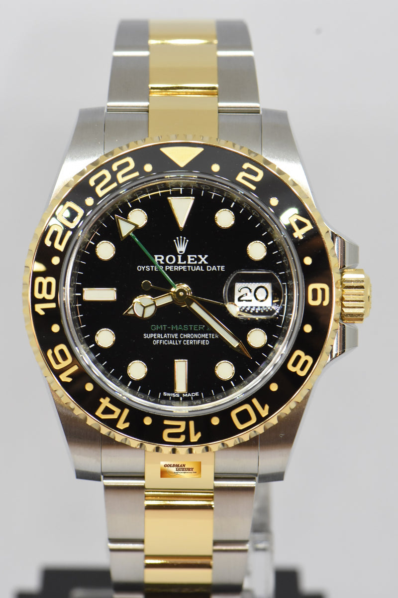 rolex half gold gmt