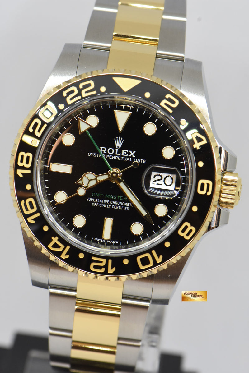 gmt master ii half gold