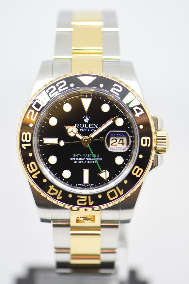 rolex gmt master half gold