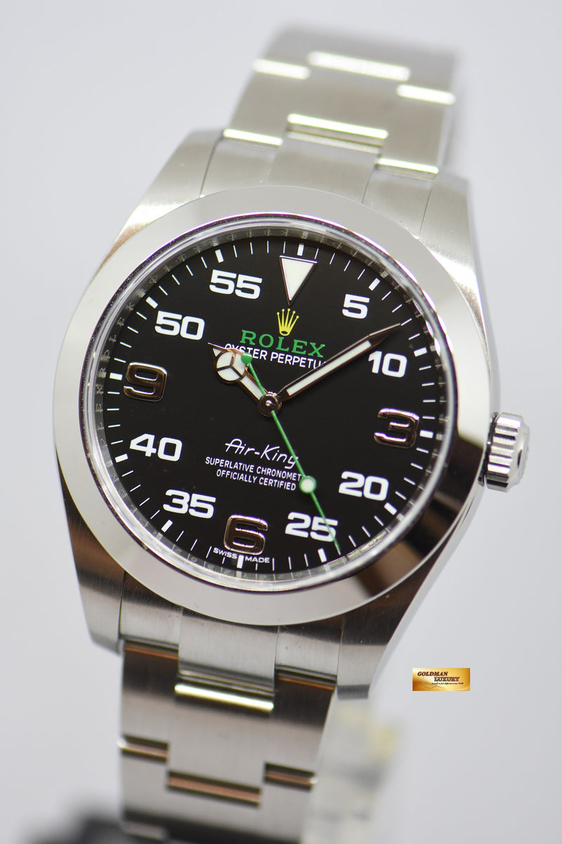SOLD ROLEX OYSTER PERPETUAL AIR-KING 39mm STEEL AUTOMATIC 116900 (LN - Goldman Luxury