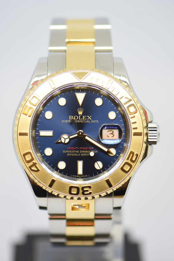 yachtmaster half gold