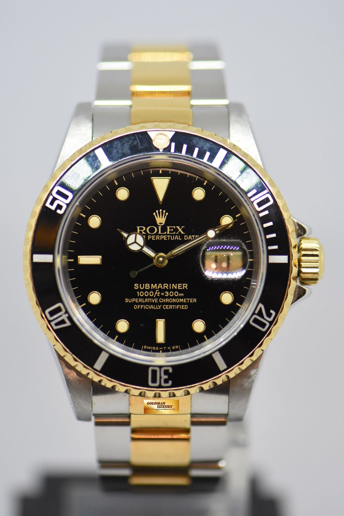 rolex submariner half gold