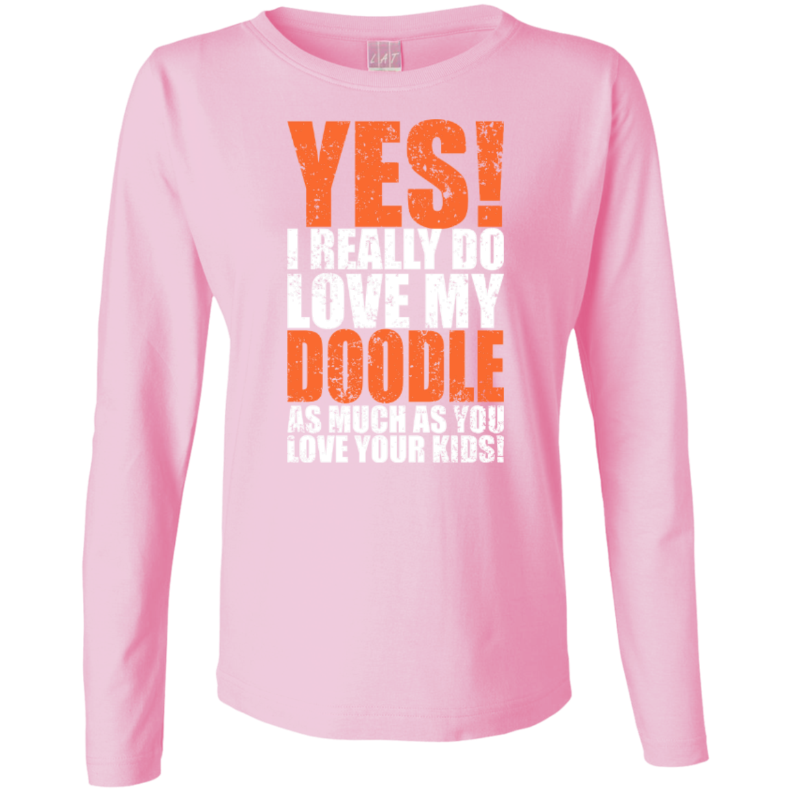 Really Love My Doodle - Ladies Long Sleeve T-Shirt - I Love Goldendoodles