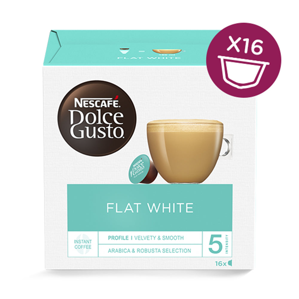 NESCAFE Dolce Gusto Cafe Au Lait Coffee Pods - total of 90 Coffee Capsules  - Coffee with Milk - Medium Roasted Coffee - Coffee Intensity 7 (3 Packs)