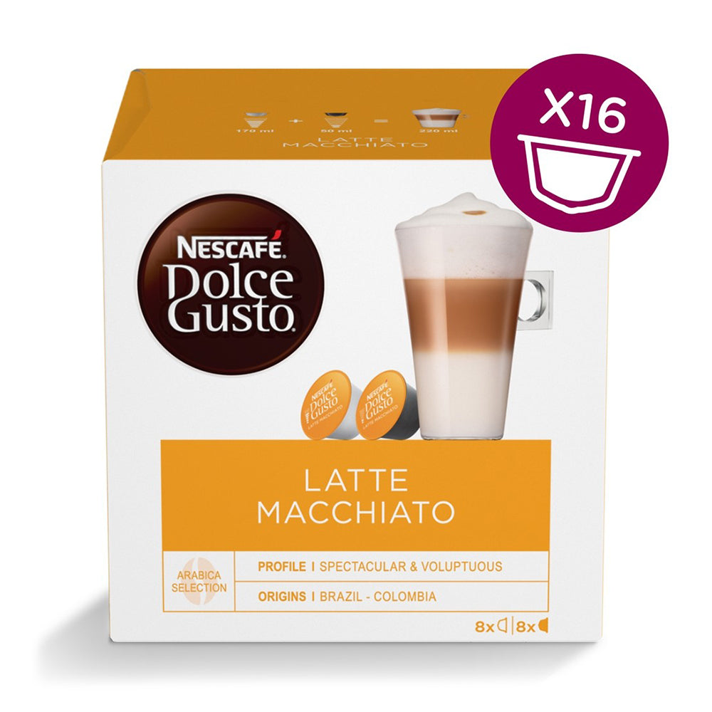 NESCAFÉ Dolce Gusto Coffee Capsules - SKINNY CAPPUCCINO, 16 Single-Serve  Pods