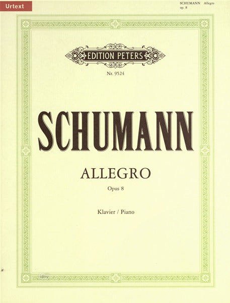 Allegro Op 8 Urtext アレグロ 作品8 原典版 シューマン 楽譜専門店 Crescendo Alle