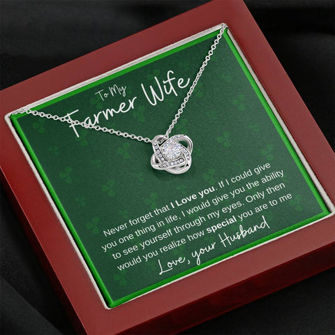 To My Beautiful Wife Symbol Of Eternal Love Personalized Pendant Neckl – DK  Avenue