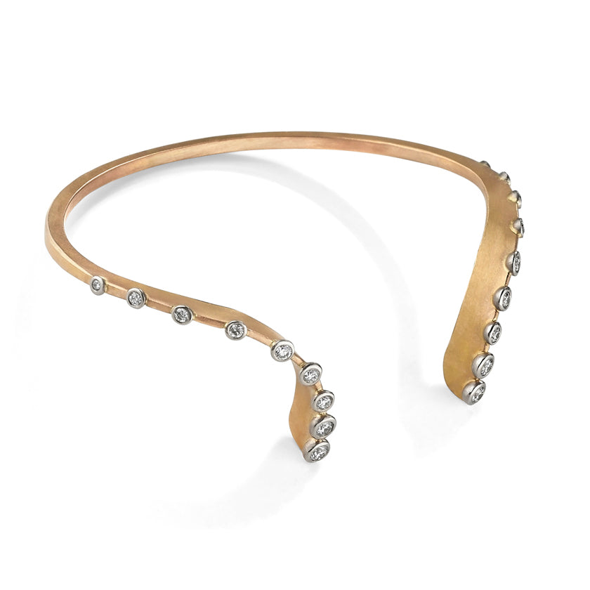 18KT Gold Plated Adele Cuff Bracelet – Atulya Jewellers