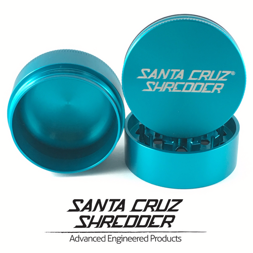  Santa Cruz Shredder Herb Grinder 3 Piece Medium 2 1/8 Superior  Grip and Aluminium (Black): Home & Kitchen