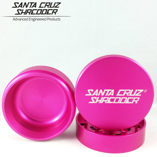  Santa Cruz Shredder Herb Grinder 3 Piece Medium 2 1/8 Superior  Grip and Aluminium (Black): Home & Kitchen