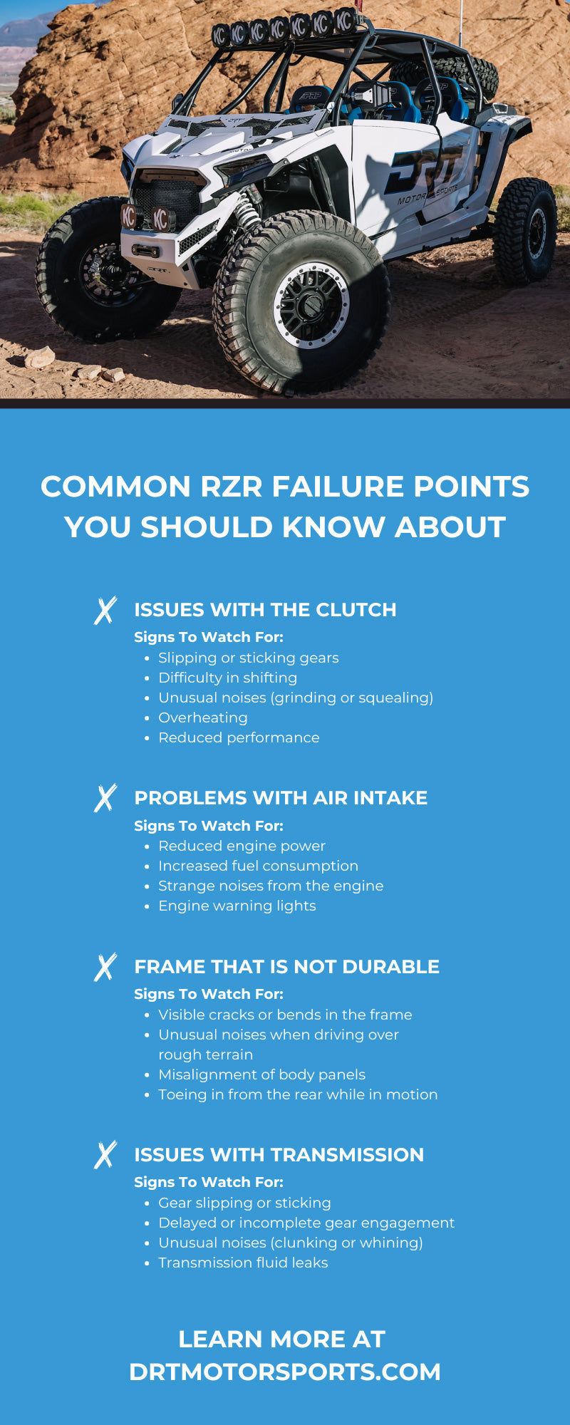 6 Common RZR Failure Points You Should Know About