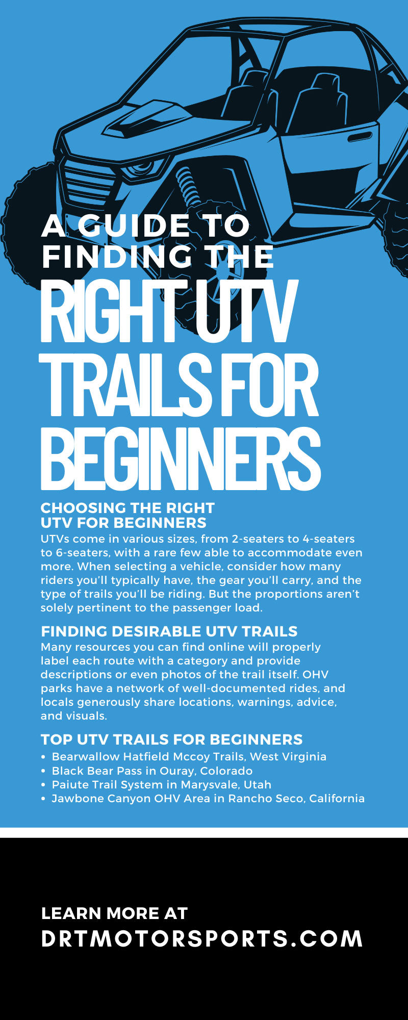 A Guide To Finding the Right UTV Trails for Beginners
