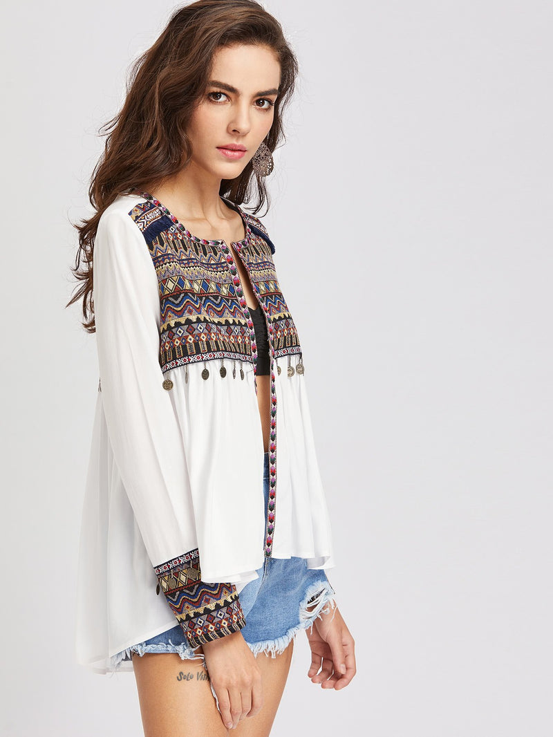 White Boho Jacket - Boho Buys