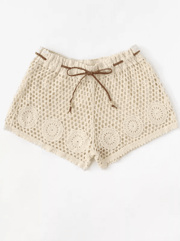 Crochet Shorts - Boho Buys