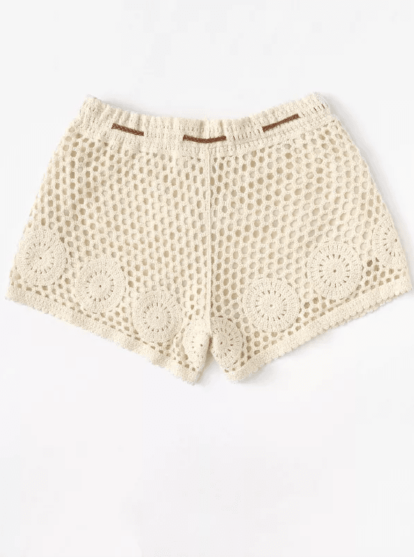 Crochet Shorts - Boho Buys