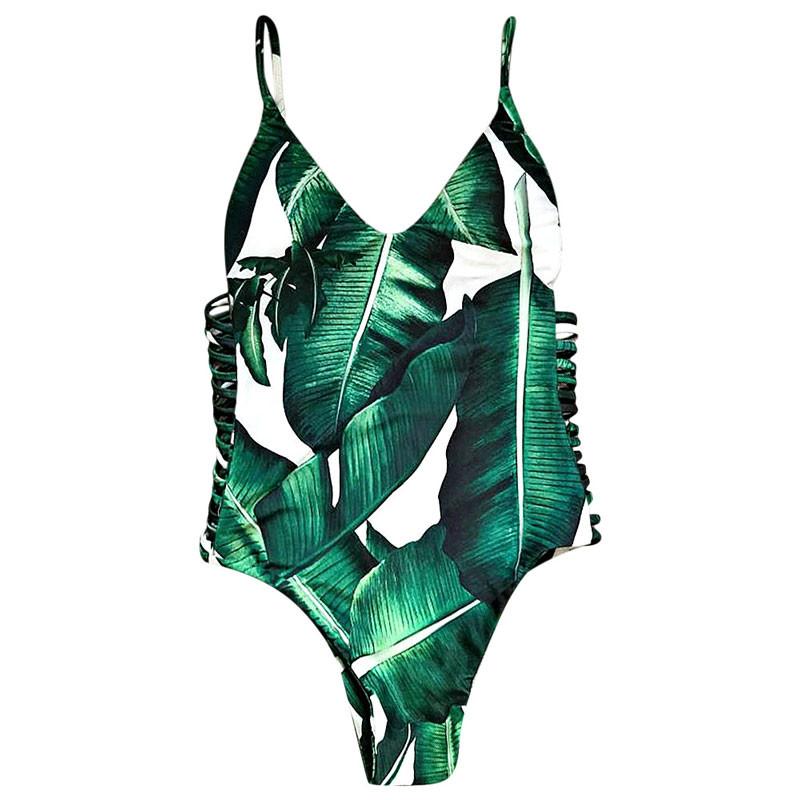 Palm Print One Piece - Boho Buys