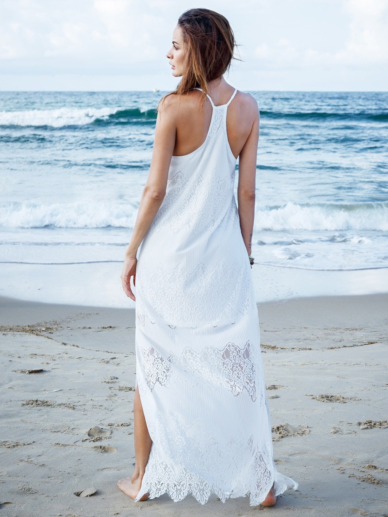 White Maxi Dress Boho Buys 