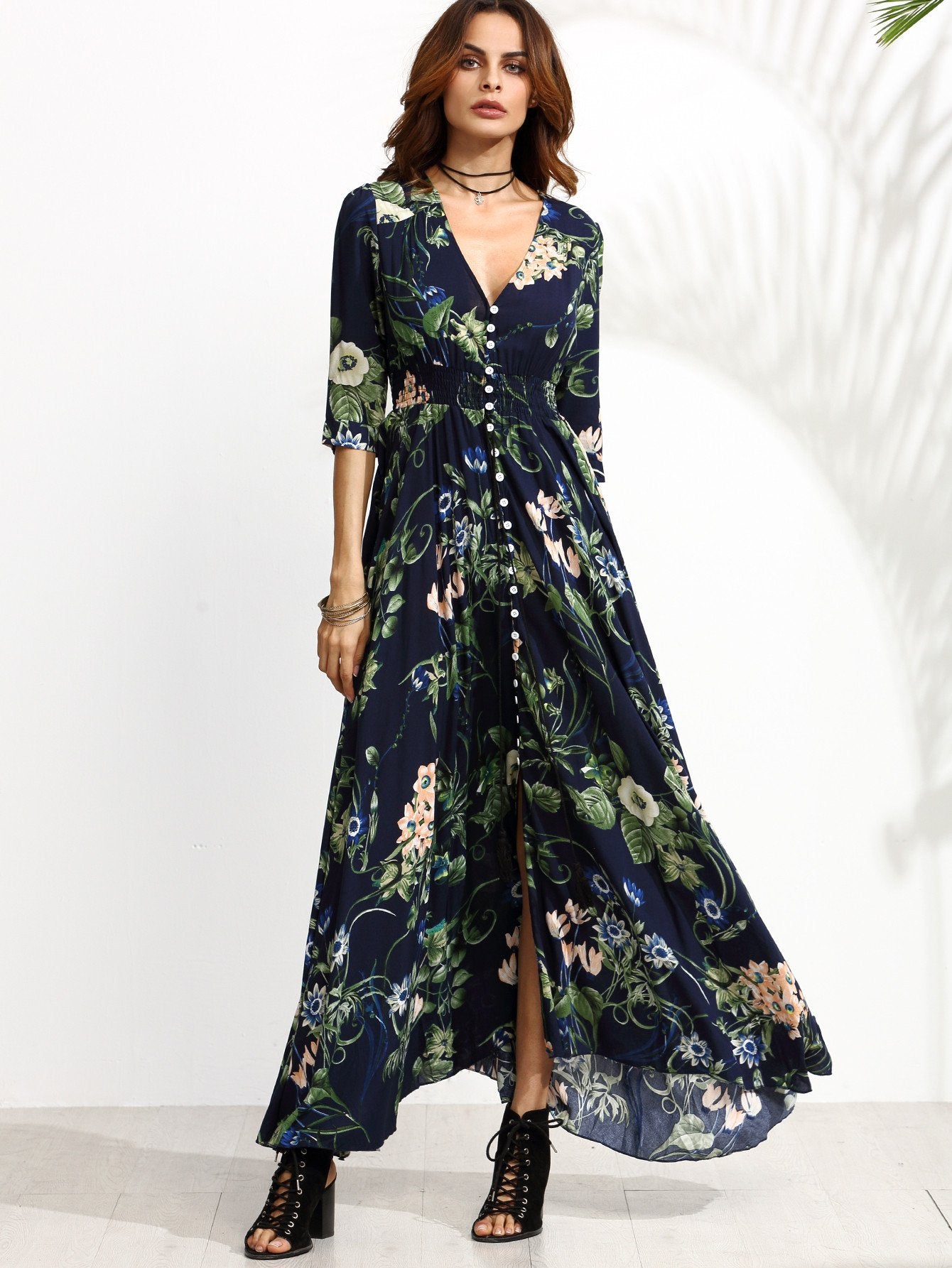 Blue Maxi Dress - Boho Buys