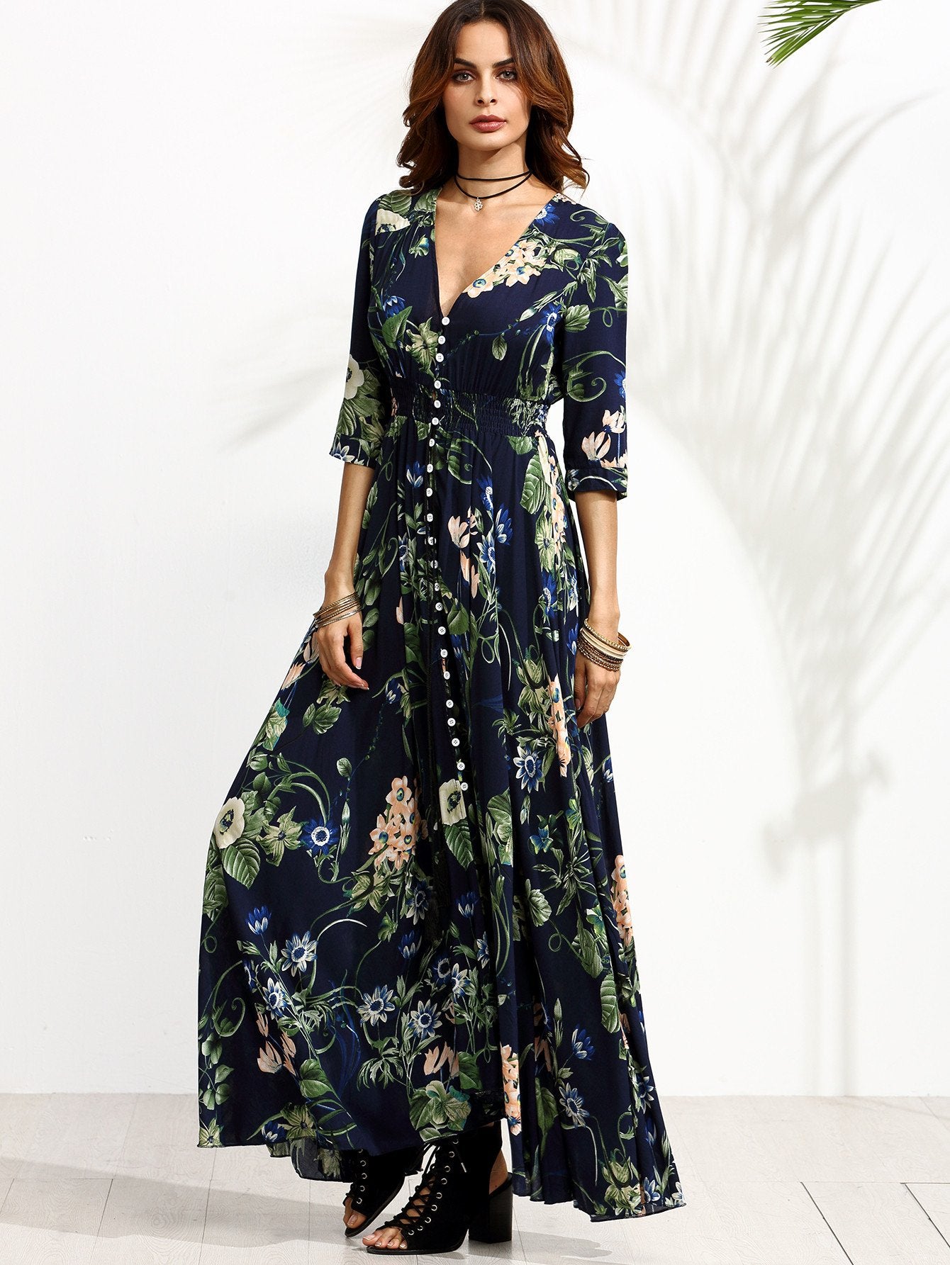 Blue Maxi Dress - Boho Buys