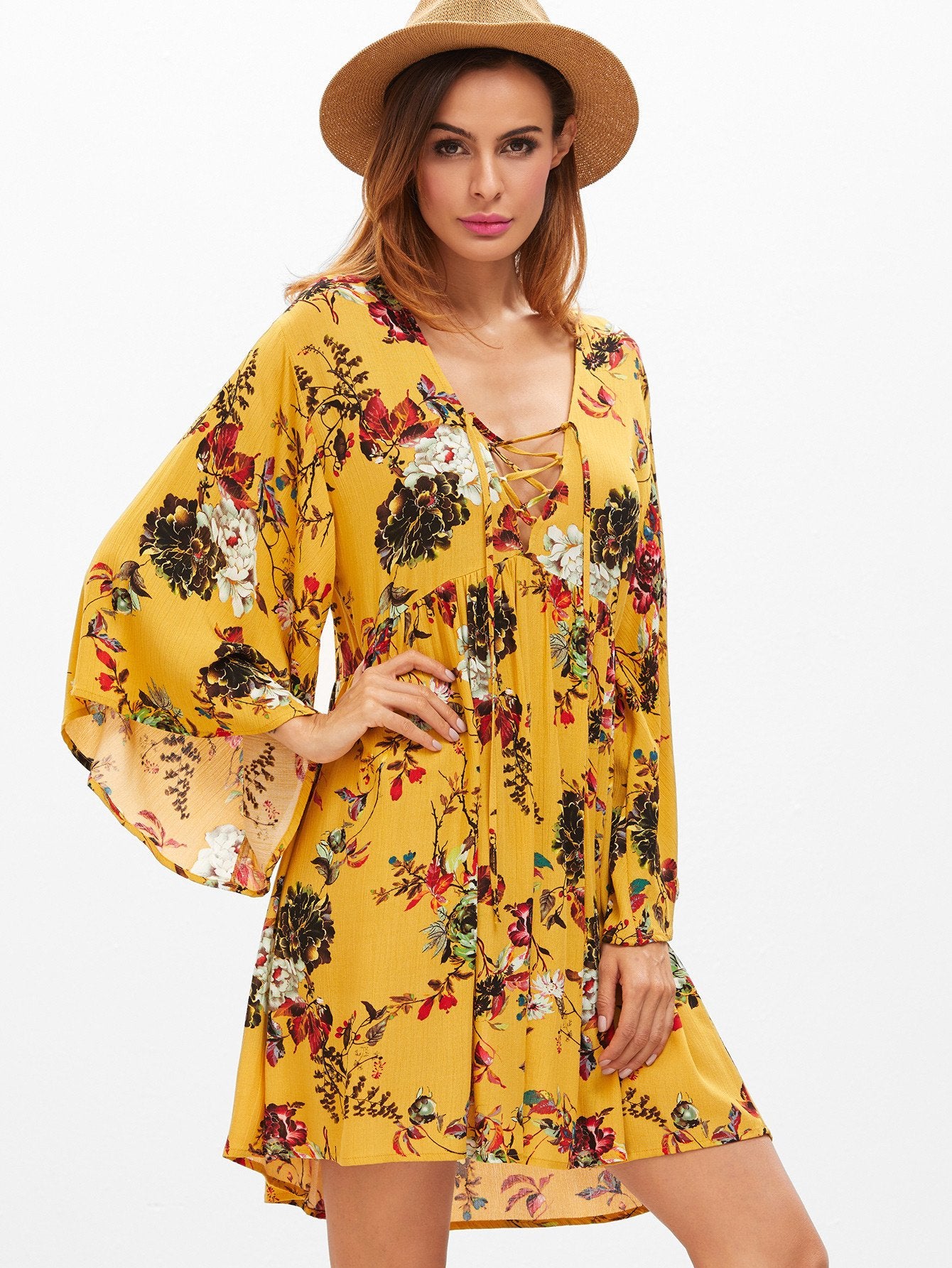 Yellow Summer Dress - Boho Buys