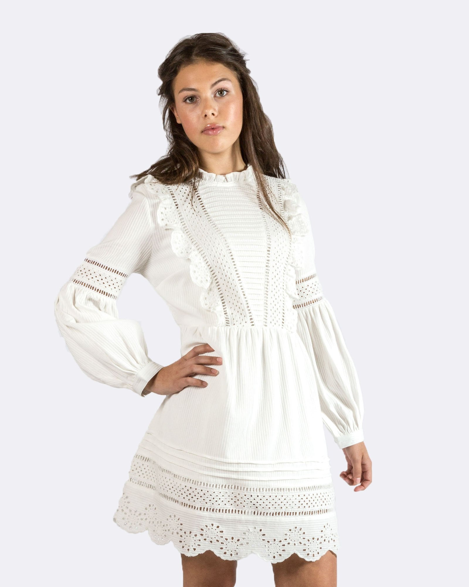 White Victorian Dress - Boho Buys