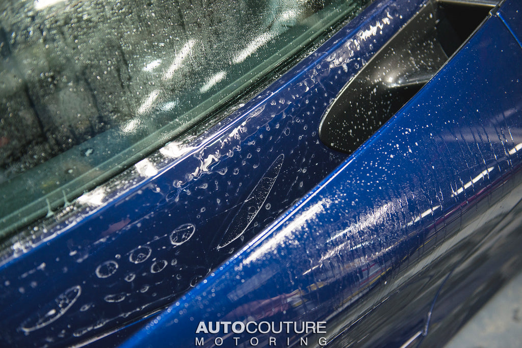 McLaren 720S in the detail shop getting paint protection film at our New Jersey shop