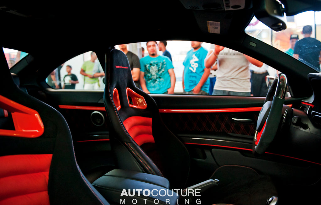 BMW's in Times Square BMW M-Performance Recaro Seats E92 M3