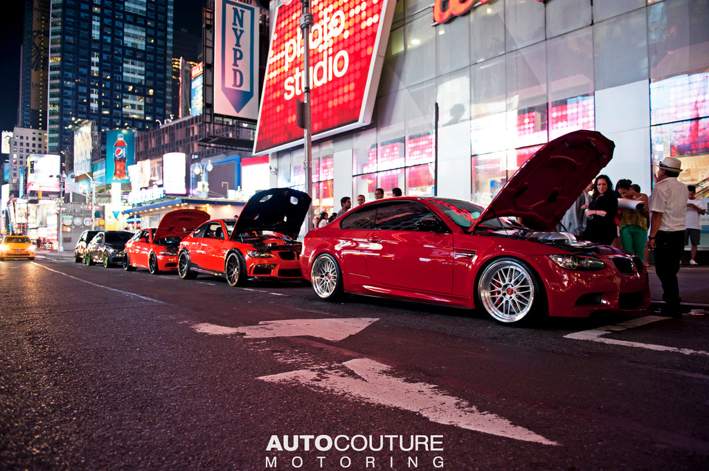 BMW's in Times Square ESS Supercharged E92 M3