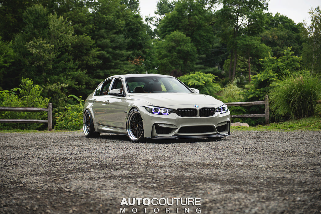 F80 M3 on BBS LM Wheels, an Akrapovic Exhaust, Eventuri Intake, and a KW HAS Kit