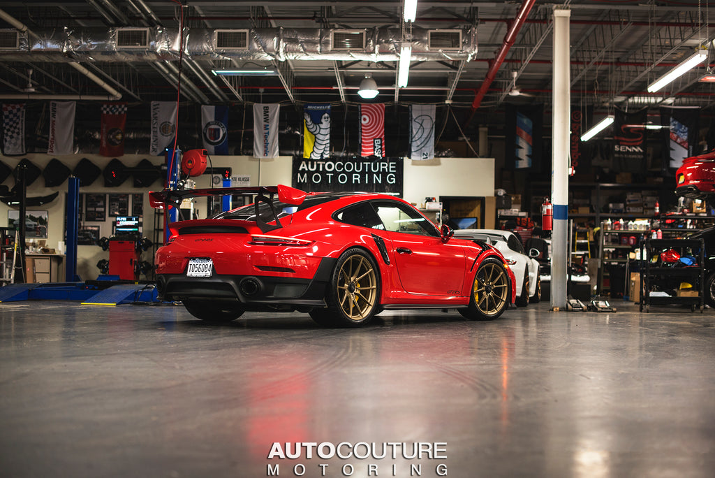 Ceramic coating and paint protection film PPF Porsche 991.2 GT2RS at the Detail Shop in New Jersey