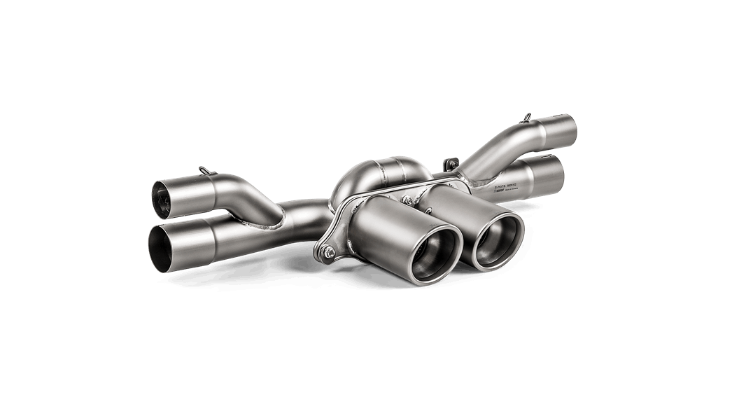 Akrapovic 2018 Porsche 911 GT3 (991.2) Slip-On Race Line (Titanium) w/o Tail Pipe Set