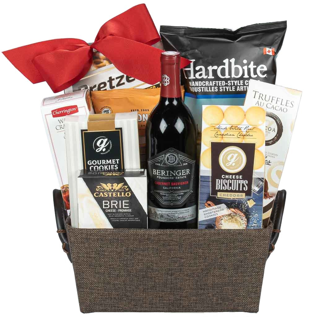 Christmas Wine & Truffle Gift Set – Christmas gift baskets – Canada  delivery - Good 4 You Gift Baskets Canada