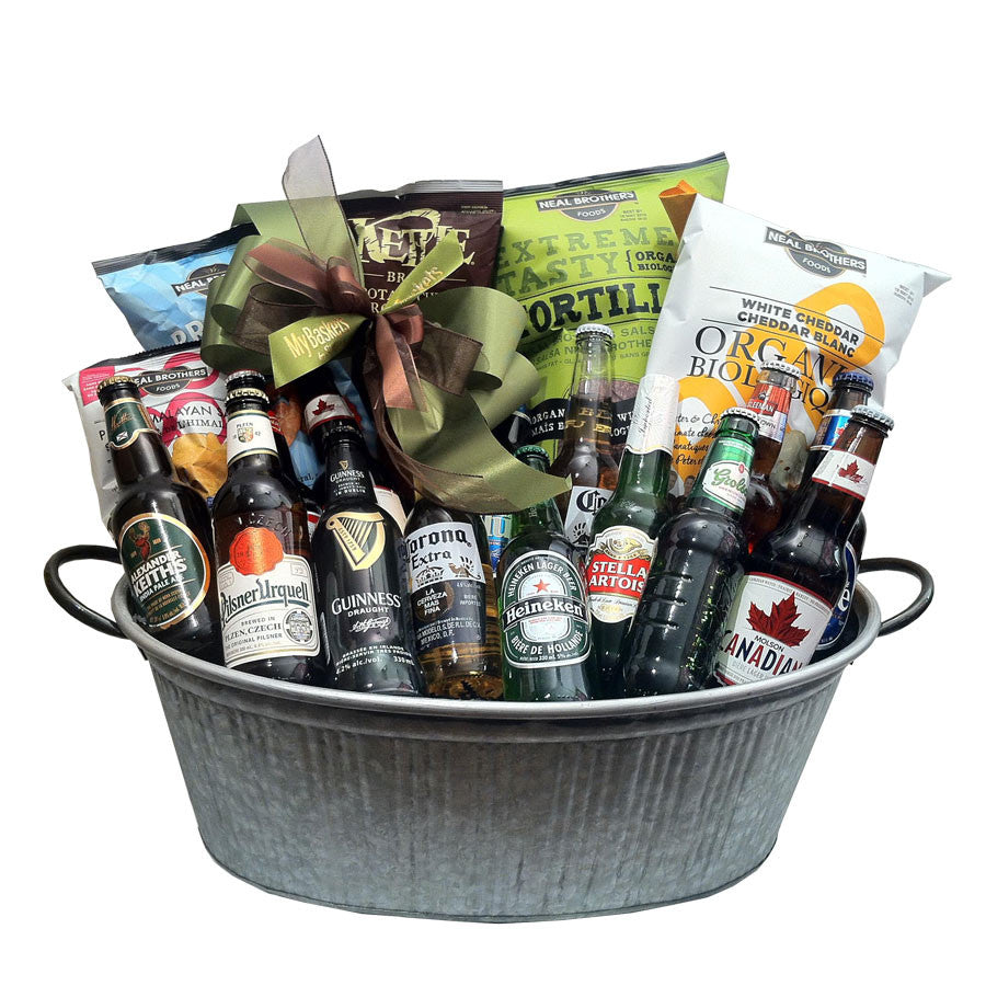 Big Game Beer Gift Basket SOLD OUT MY BASKETS