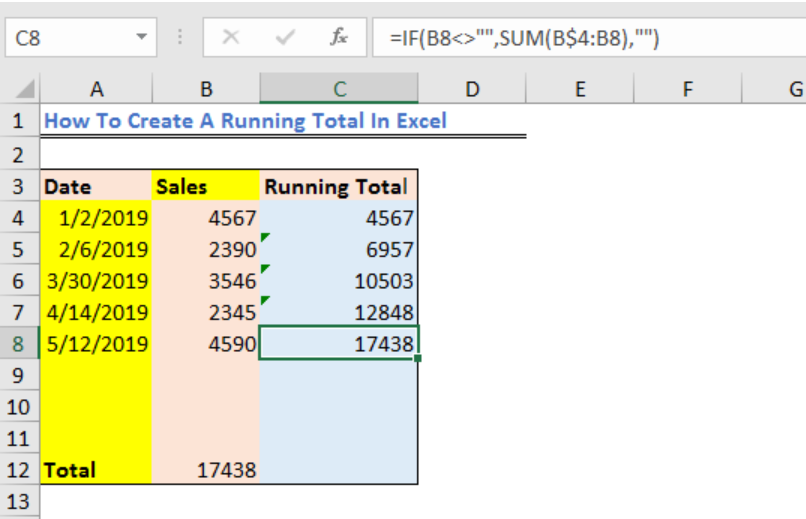 how-to-do-a-running-total-in-excel-uk