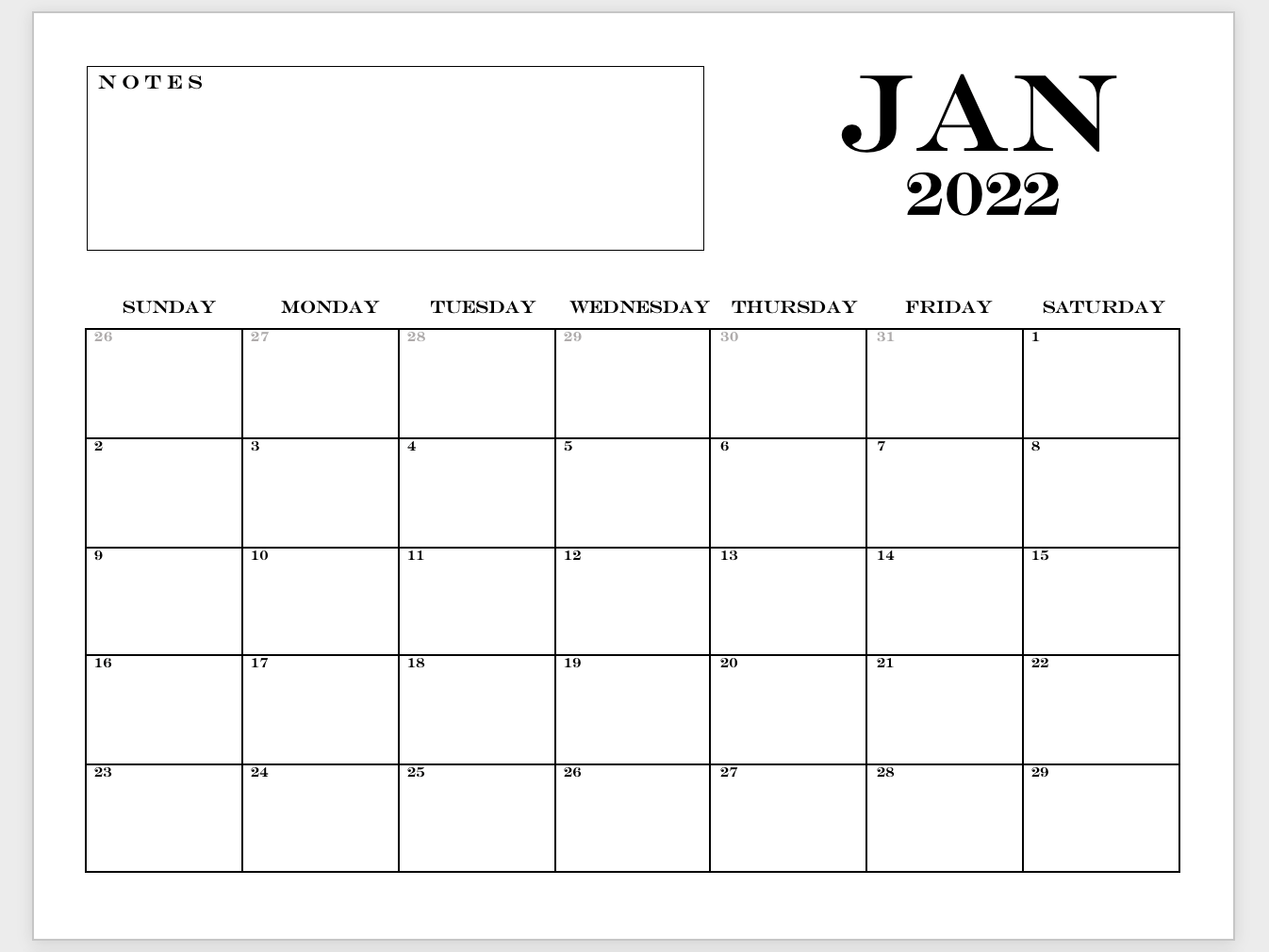 Does Microsoft Word Have a Printable Calendar?