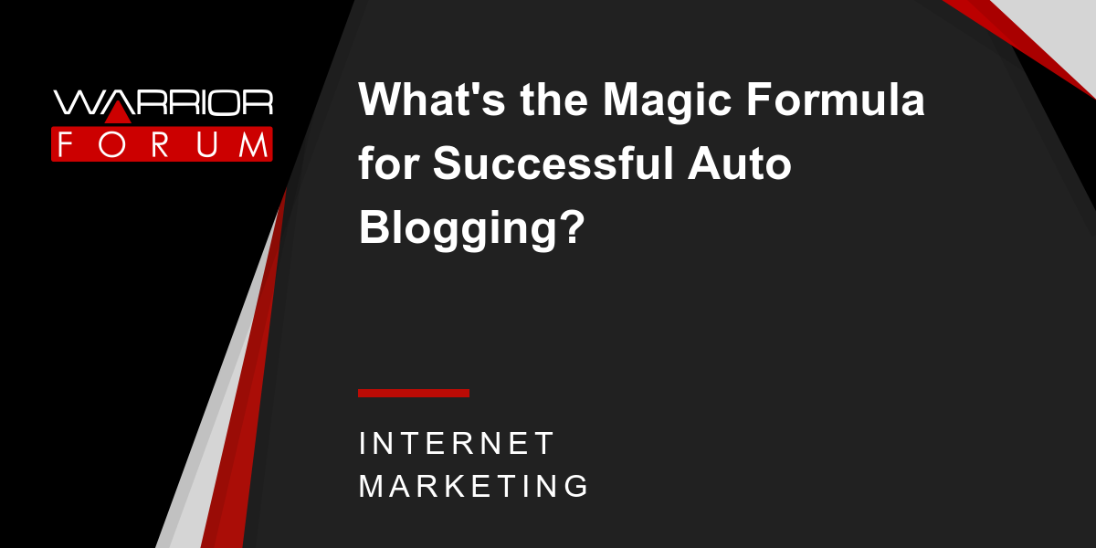 How To Success in Auto Blogging? 2