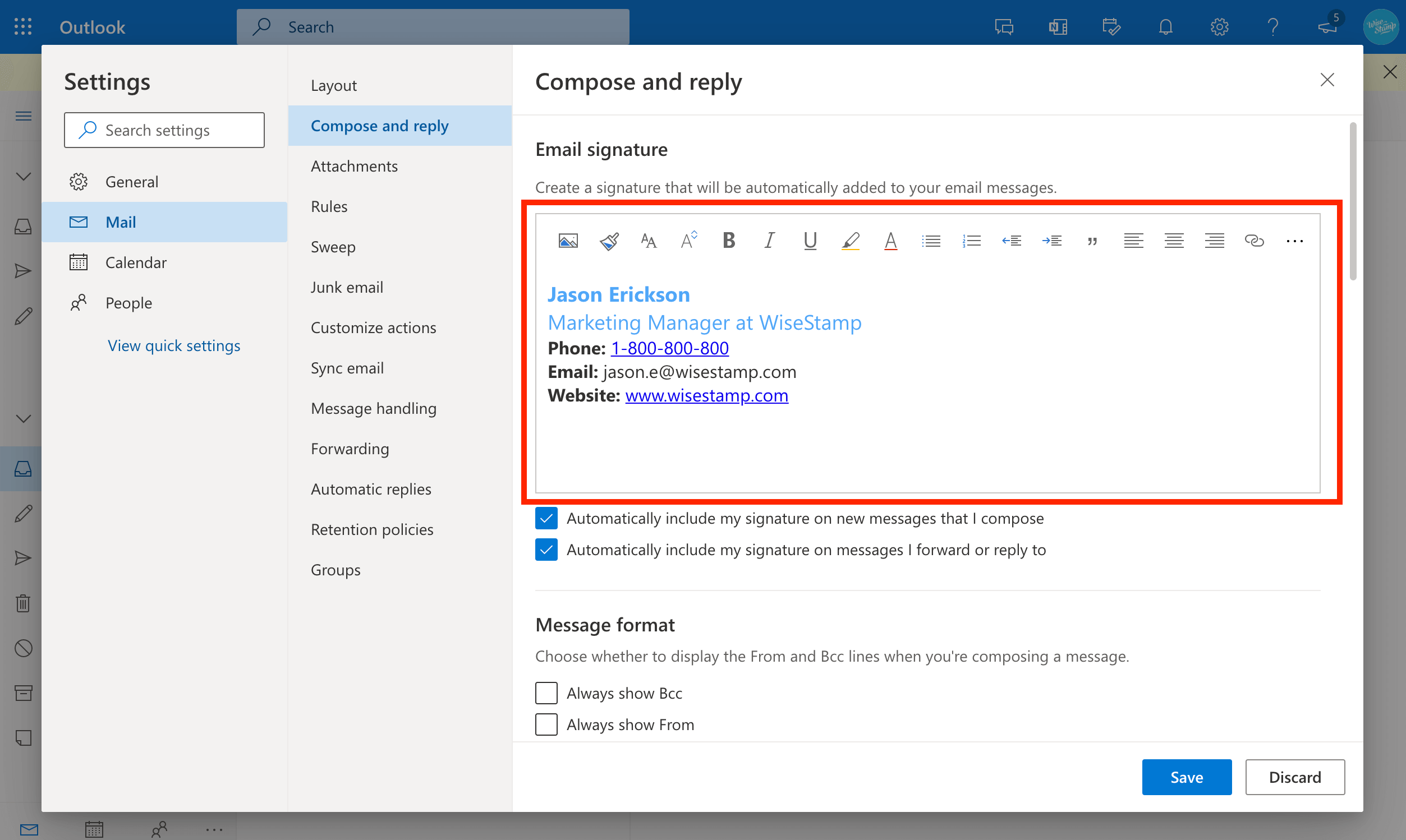 How to Create a Signature in Outlook 365?